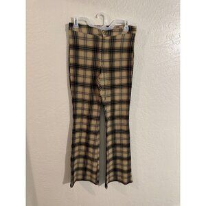 Forever 21 Y2K 90’s Plaid Bellbottom Flare Pants